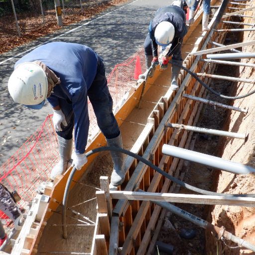 民間工事の様子